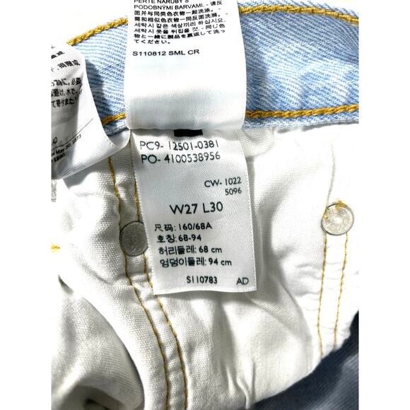 Levi’s 501 Light Wash Jeans W27 L30 - Picture 8 of 8